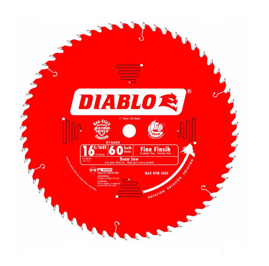 Diablo 16-5/16" x 60T Fine Finish Beam Saw Blade