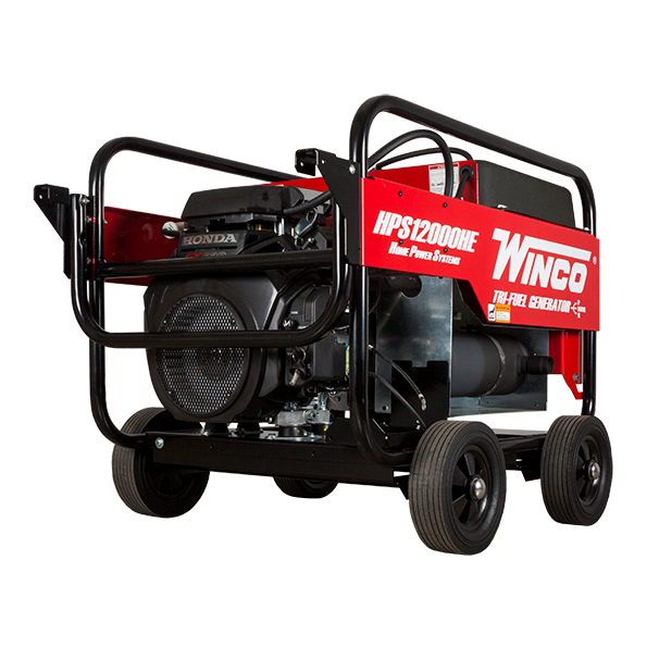 Load image into Gallery viewer, Winco 12kW Tri-Fuel Single-Phase Portable Generator - Honda Engine

