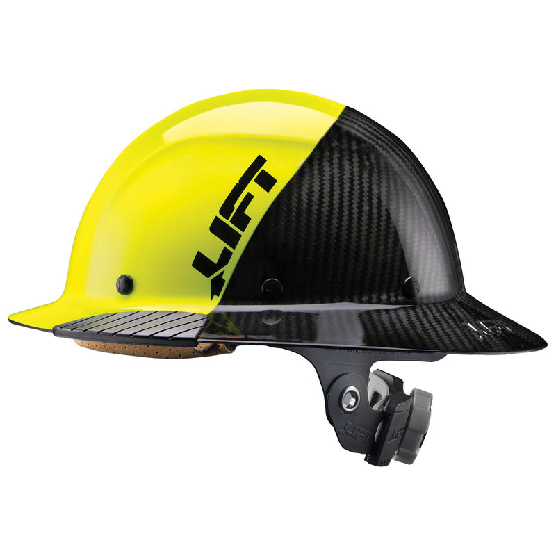 Load image into Gallery viewer, Lift DAX Fifty 50 Carbon Fiber Full Brim Hard Hat
