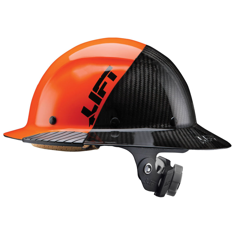 Load image into Gallery viewer, Lift DAX Fifty 50 Carbon Fiber Full Brim Hard Hat

