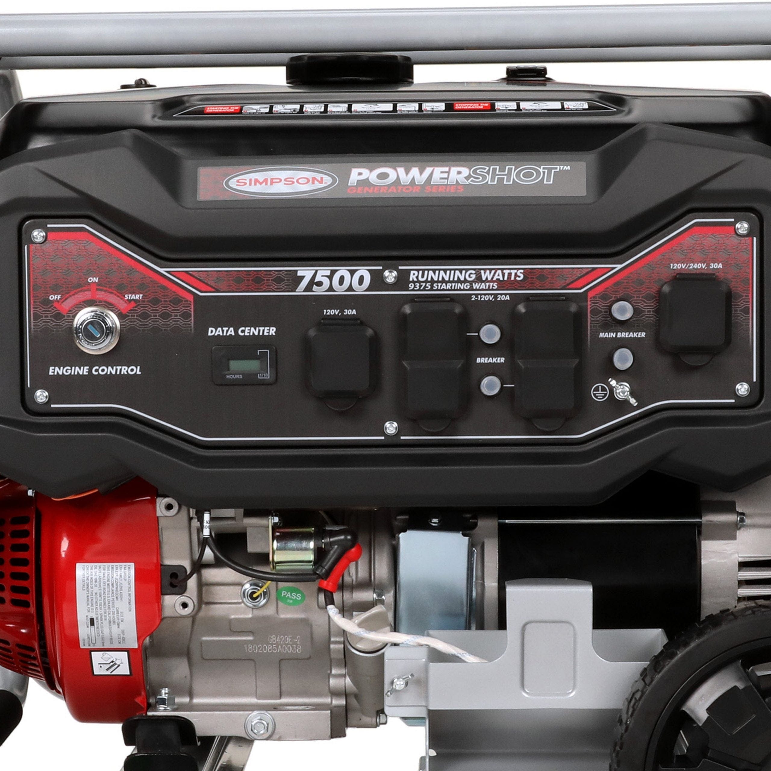 SIMPSON SPG7593E GENERATOR OUTLET PANEL