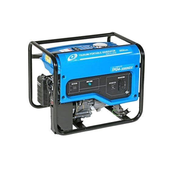  A strong, rectangular frame made of thick metal bars that you can feel all around. Inside this protective cage is the main part of the generator, which is mostly a smooth, solid shape. On one side, there's a big, rounded engine that would hum and vibrate when it's running. On another side, there's a flat control panel with different-shaped holes and switches where you would plug in your tools and turn things on. These machines are built to be very sturdy and heavy, designed to stay put and work hard.