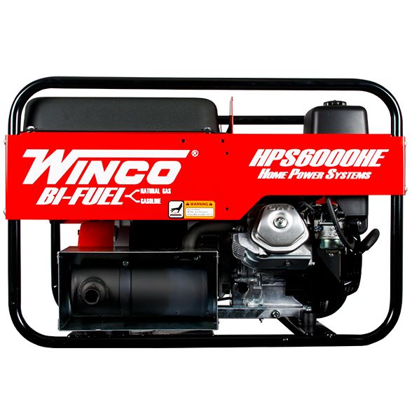 Load image into Gallery viewer, Winco 6000W Bi-Fuel Single-Phase Portable Generator - Honda Engine
