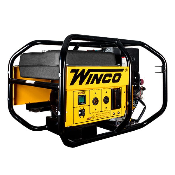 Winco 6000W Single-Phase Portable Diesel Generator with Kohler Engine and durable tubular steel frame