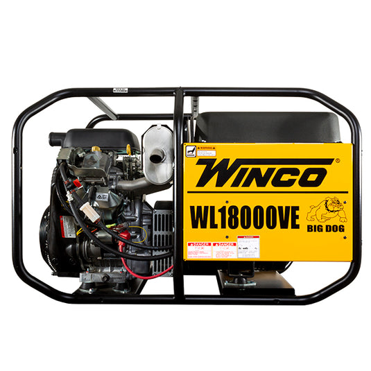 Winco 18kW Single-Phase Portable Generator - Vanguard Engine